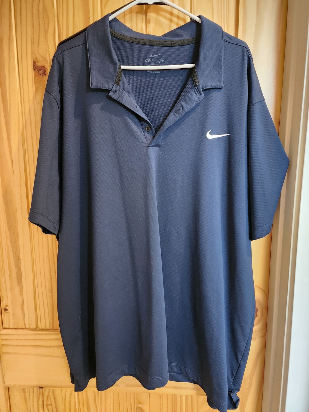 Nike Men’s Navy Blue Dri-FIT Polo Shirt